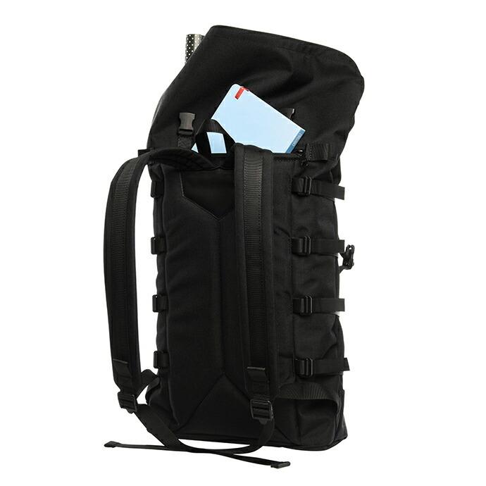 BRAASI INDUSTRY（ブラアシィインダストリー） / リュック 黒 メンズ ビジネス 大容量 WEBBING - 18L Black 耐水ロールトップバックパック ブラ… |  | 04