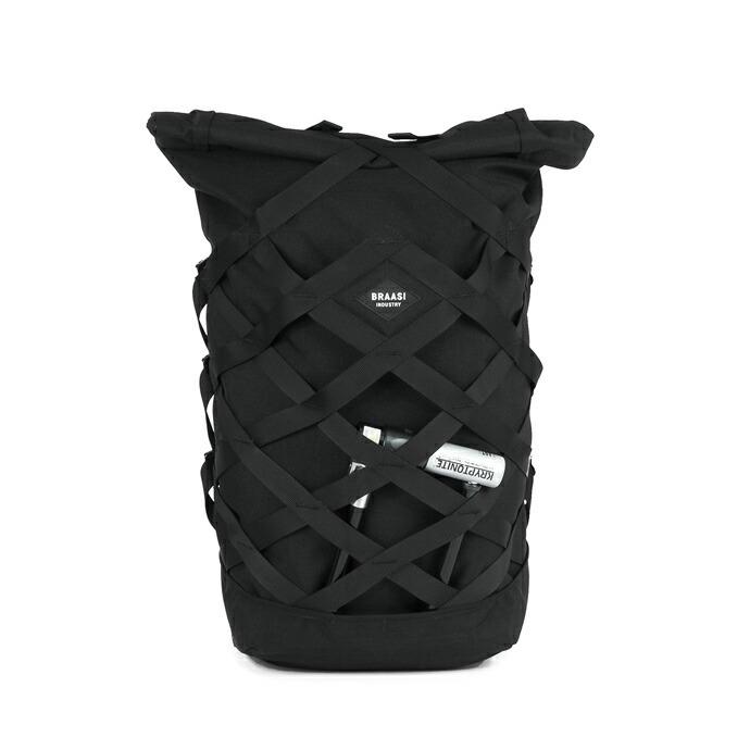BRAASI INDUSTRY（ブラアシィインダストリー） / リュック 黒 大容量 防水 メンズ 大きい 通勤 通学 鞄 WICKER - 28L Black 耐水ロールトップバ… | 