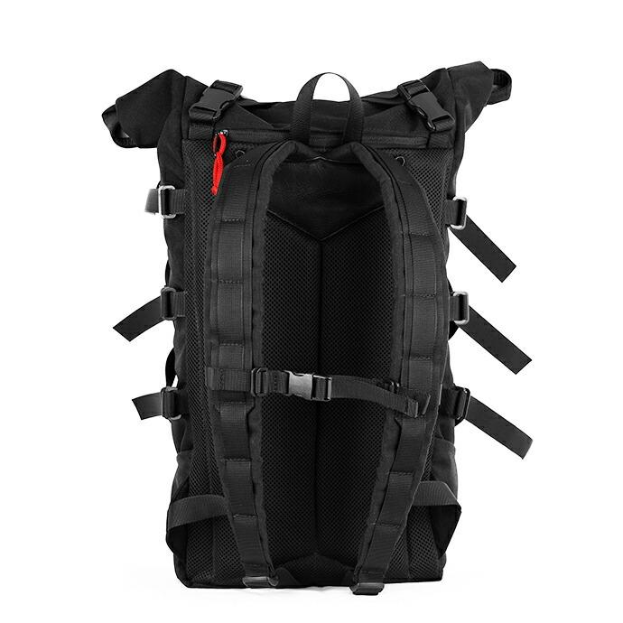 BRAASI INDUSTRY（ブラアシィインダストリー） / リュック 黒 大容量 防水 メンズ 大きい 通勤 通学 鞄 WICKER - 28L Black 耐水ロールトップバ… |  | 02