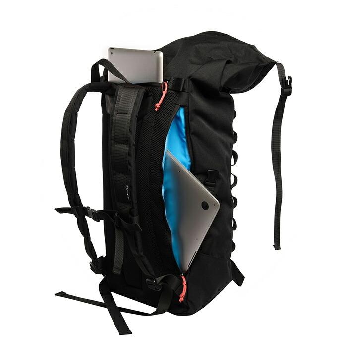 BRAASI INDUSTRY（ブラアシィインダストリー） / リュック メンズ ビジネス 大容量 防水 通学  HERTIL - 28L Black 耐水ロールトップバックパッ… |  | 03