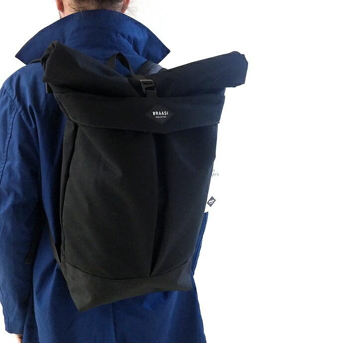 BRAASI INDUSTRY（ブラアシィインダストリー） / リュックサック メンズ バッグ 黒 大容量 防水  LEVO - 25L Black 耐水ロールトップバックパッ… |  | 05