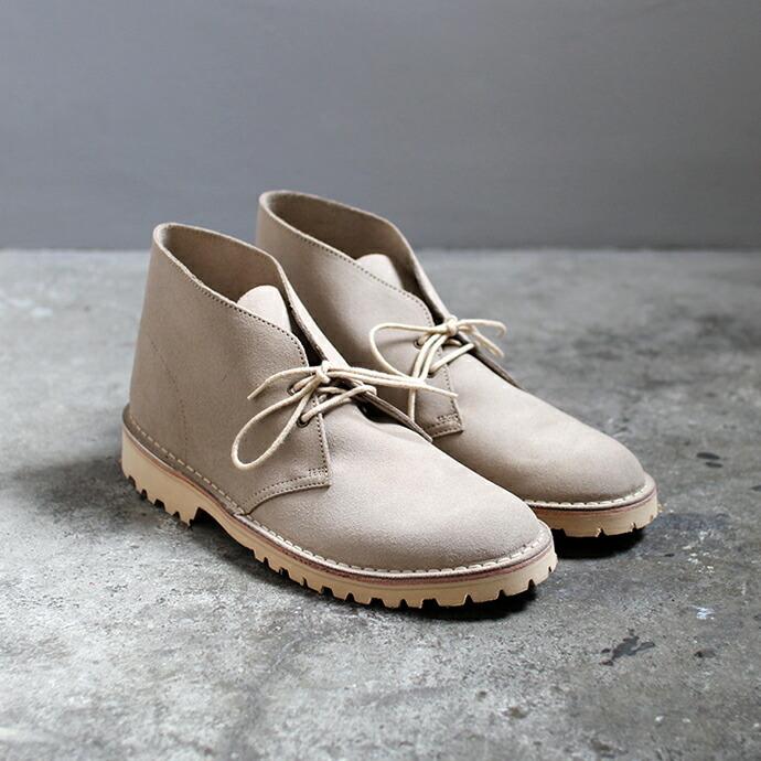 Suffolk Shoes（サフォークシューズ） / Desert Boots - Sand Suede デザートブーツ | SUEDE | 01