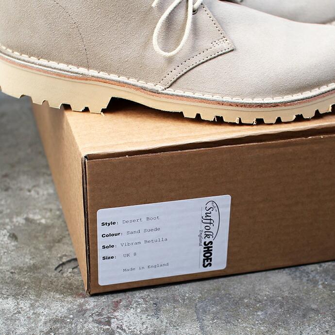 Suffolk Shoes（サフォークシューズ） / Desert Boots - Sand Suede デザートブーツ | SUEDE | 09