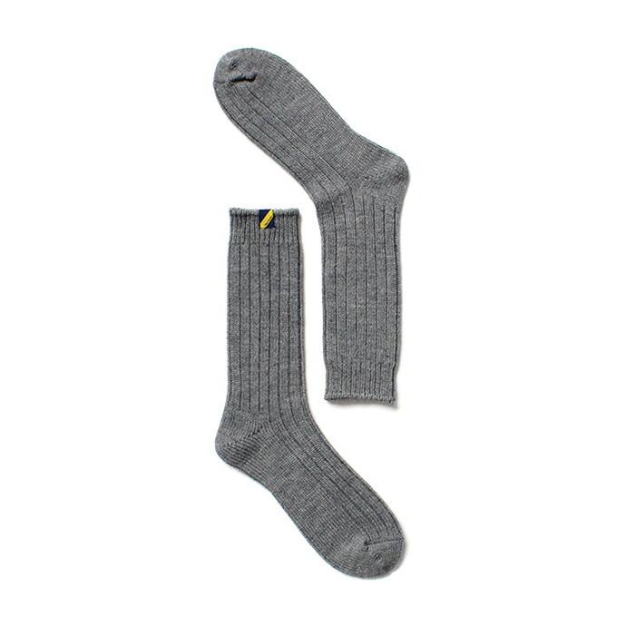 Trad Marks トラッドマークス / Angora Rib Socks アンゴラ混リブソックス - Dark Grey ダークグレー 即日発送 即納 |  | 02