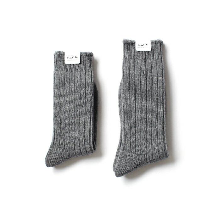 Trad Marks トラッドマークス / Angora Rib Socks アンゴラ混リブソックス - Dark Grey ダークグレー 即日発送 即納 |  | 05