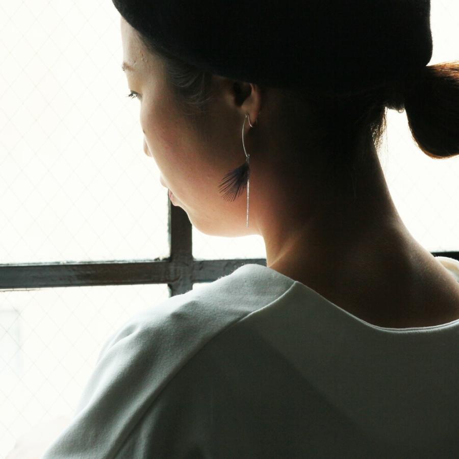 moca.arpeggio（モカ アルペジオ） / FP-13 Feather  フェザー イヤリング - ブルー レディース ノンホール ギフト プレゼント 贈り物 アクセサ… | ブルー（ファッション） | 07