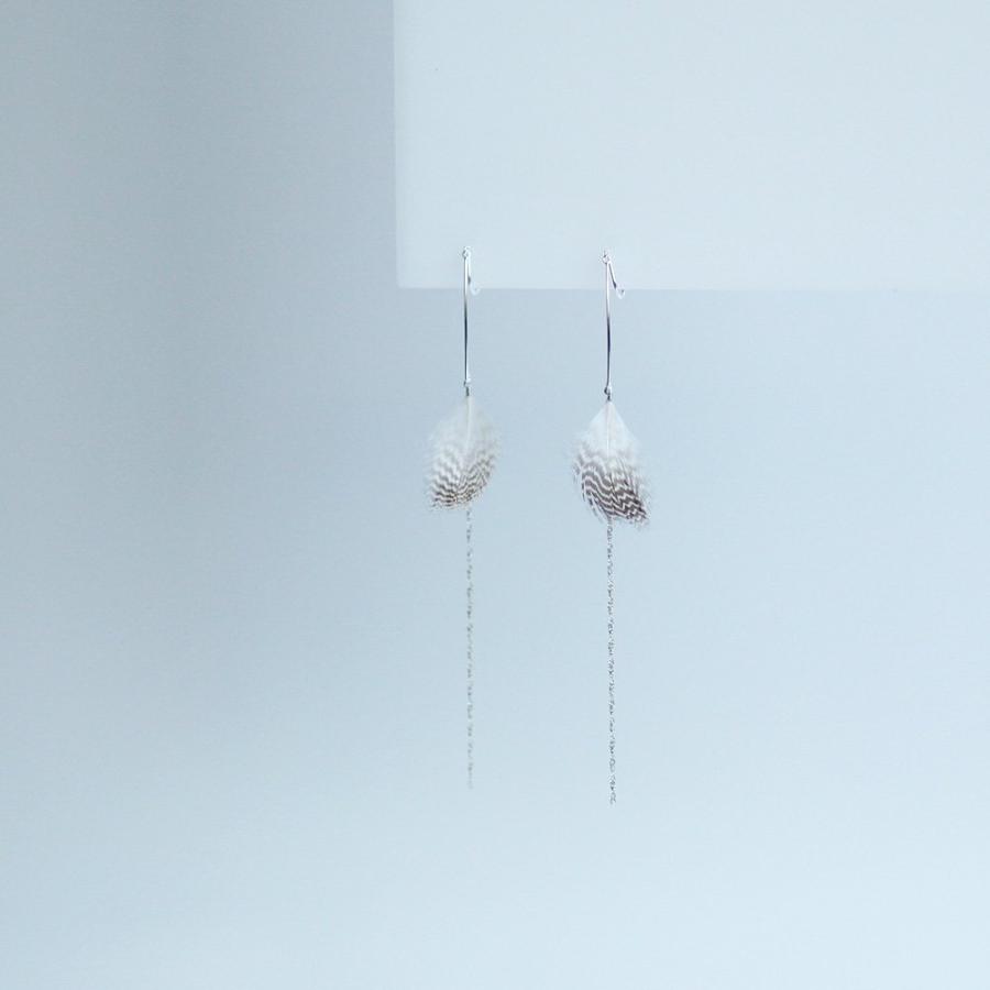 moca.arpeggio（モカ アルペジオ） / FP-14 Feather フェザー イヤリング - ブラウン レディース ノンホール ギフト プレゼント 贈り物 アクセ… | フェザー | 10