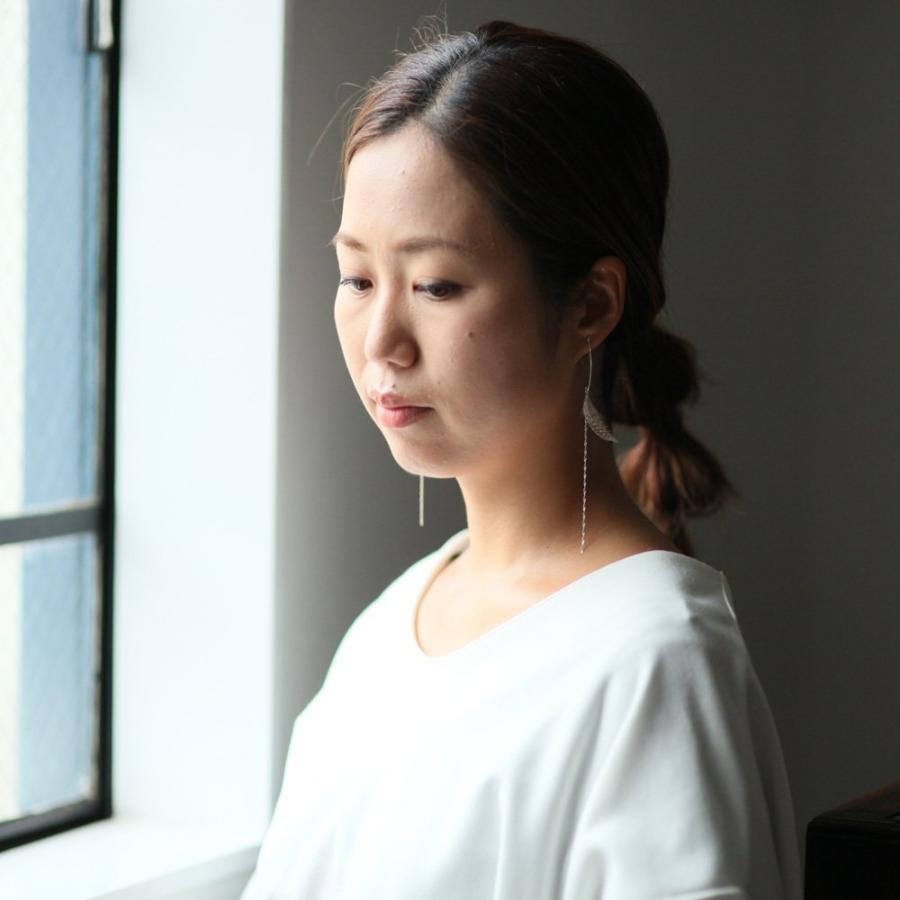 moca.arpeggio（モカ アルペジオ） / FP-14 Feather フェザー イヤリング - ブラウン レディース ノンホール ギフト プレゼント 贈り物 アクセ… | フェザー | 03