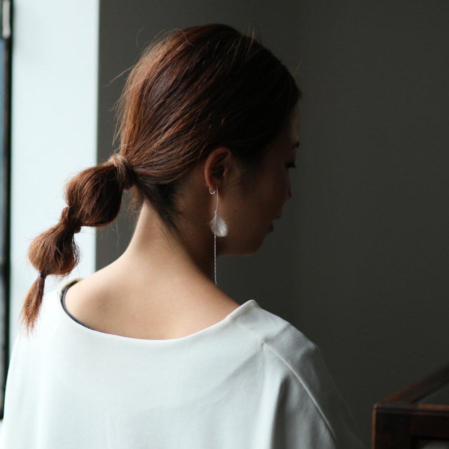 moca.arpeggio（モカ アルペジオ） / FP-14 Feather フェザー イヤリング - ブラウン レディース ノンホール ギフト プレゼント 贈り物 アクセ… | フェザー | 04