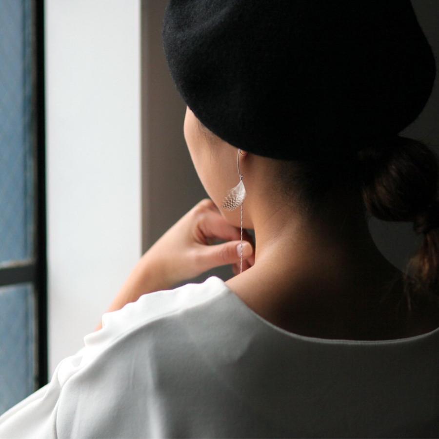 moca.arpeggio（モカ アルペジオ） / FP-14 Feather フェザー イヤリング - ブラウン レディース ノンホール ギフト プレゼント 贈り物 アクセ… | フェザー | 06