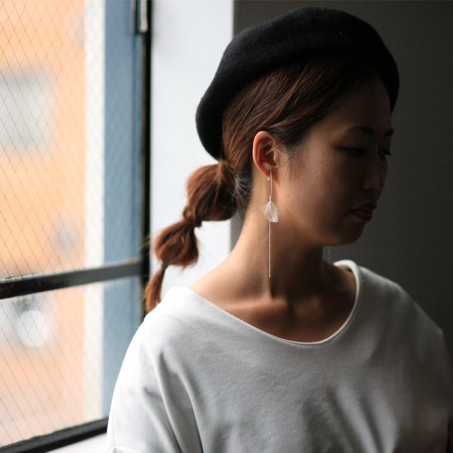 moca.arpeggio（モカ アルペジオ） / FP-14 Feather フェザー イヤリング - ブラウン レディース ノンホール ギフト プレゼント 贈り物 アクセ… | フェザー | 08