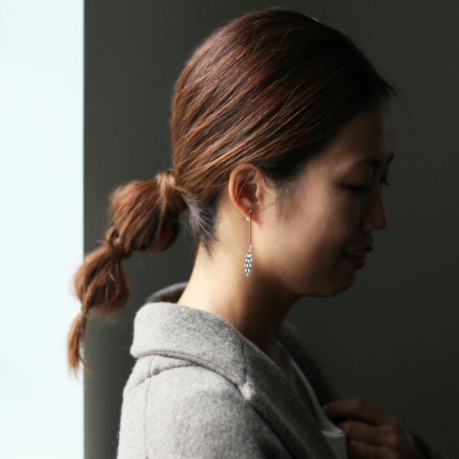 moca.arpeggio（モカ アルペジオ） / FP-16 Feather フェザー スティックイヤリング - ブラウン レディース ノンホール ギフト プレゼント 贈り… | フェザー | 01