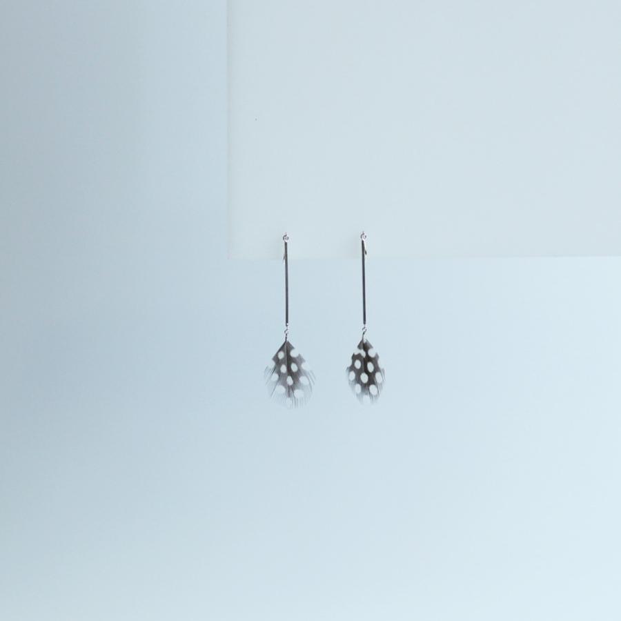 moca.arpeggio（モカ アルペジオ） / FP-16 Feather フェザー スティックイヤリング - ブラウン レディース ノンホール ギフト プレゼント 贈り… | フェザー | 10