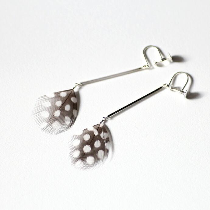 moca.arpeggio（モカ アルペジオ） / FP-16 Feather フェザー スティックイヤリング - ブラウン レディース ノンホール ギフト プレゼント 贈り… | フェザー | 03