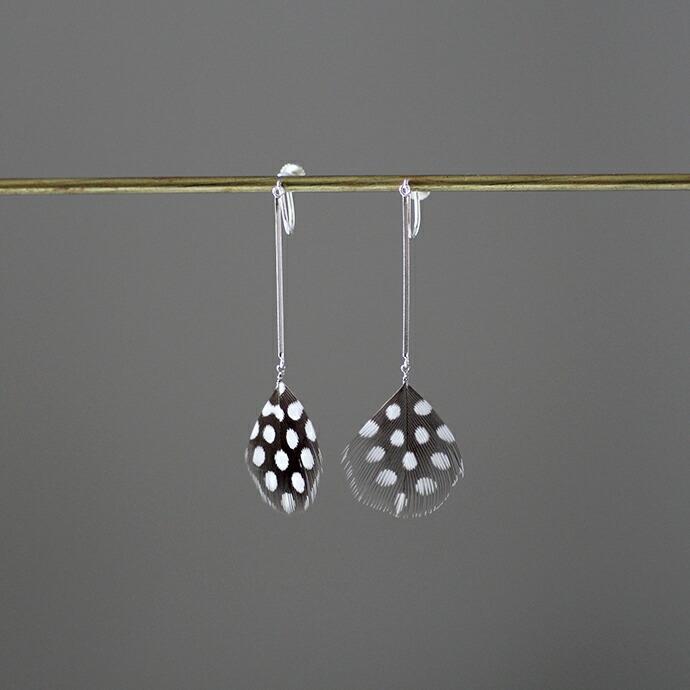 moca.arpeggio（モカ アルペジオ） / FP-16 Feather フェザー スティックイヤリング - ブラウン レディース ノンホール ギフト プレゼント 贈り… | フェザー | 04