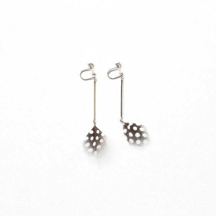 moca.arpeggio（モカ アルペジオ） / FP-16 Feather フェザー スティックイヤリング - ブラウン レディース ノンホール ギフト プレゼント 贈り… | フェザー | 09