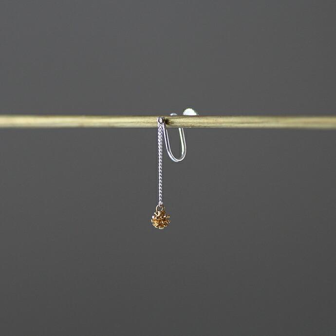 moca.arpeggio（モカ アルペジオ） / silver with k18GP SP-10 Stella チェーンイヤリング (片耳タイプ) レディース ノンホール ギフト プレゼ… | STELLA（SWAROVSKI） | 01