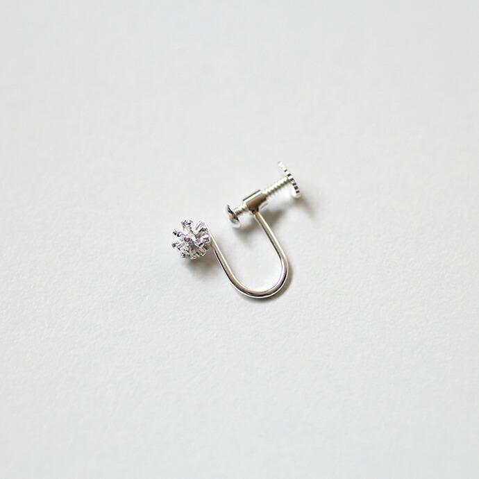 moca.arpeggio（モカ アルペジオ） / silver SP-7 Stella イヤリング S (片耳タイプ) レディース ノンホール ギフト プレゼント 贈り物 アクセ… | STELLA（SWAROVSKI） | 01