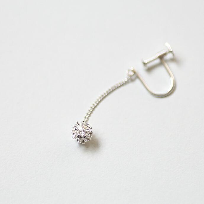 moca.arpeggio（モカ アルペジオ） / silver SP-9 Stella チェーンイヤリング S - シルバー (片耳タイプ) レディース ノンホール ギフト プレゼ… | STELLA（SWAROVSKI）