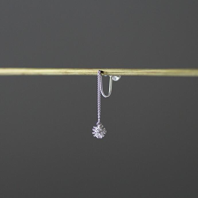 moca.arpeggio（モカ アルペジオ） / silver SP-9 Stella チェーンイヤリング S - シルバー (片耳タイプ) レディース ノンホール ギフト プレゼ… | STELLA（SWAROVSKI） | 01