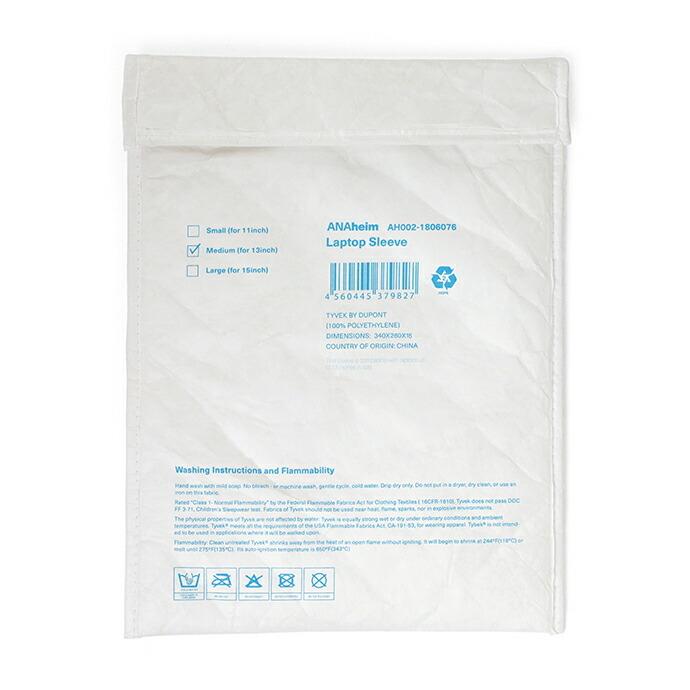 Anaheim Laptop Sleeve 13inch - White アナハイム ラップトップ スリーブ - 13インチ ホワイト | WHYTO | 01