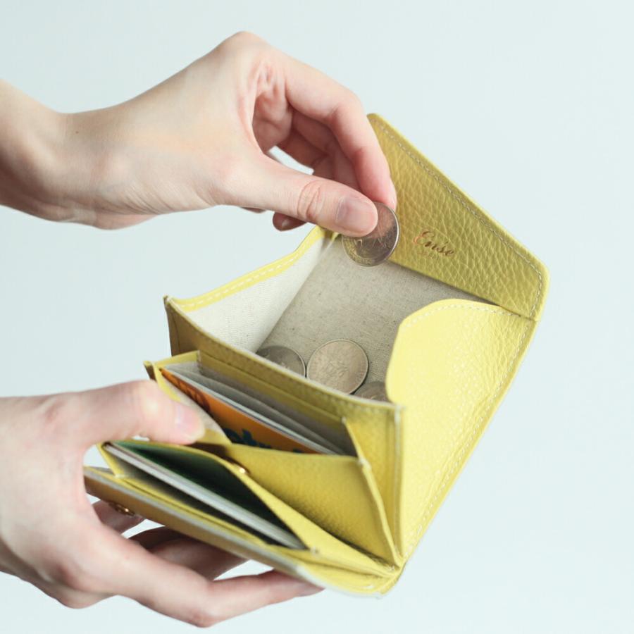 Ense（アンサ） / garcon mini wallet レザー ミニウォレット ew127 - 全8色 送料無料 小さい 財布 コンパクト 2つ折り フラップ ミニ財… | MINI | 05