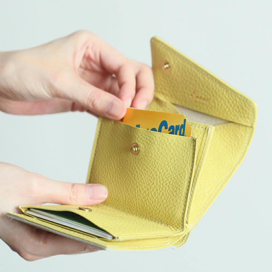 Ense（アンサ） / garcon mini wallet レザー ミニウォレット ew127 - 全8色 送料無料 小さい 財布 コンパクト 2つ折り フラップ ミニ財… | MINI | 07