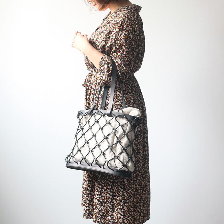 Ense（アンサ） / kago tote レザー かご トートバッグ k002 - 全4色 送料無料 |  | 04