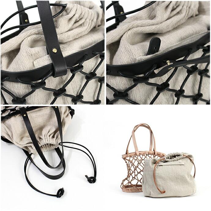 Ense（アンサ） / kago tote レザー かご トートバッグ k002 - 全4色 送料無料 |  | 08