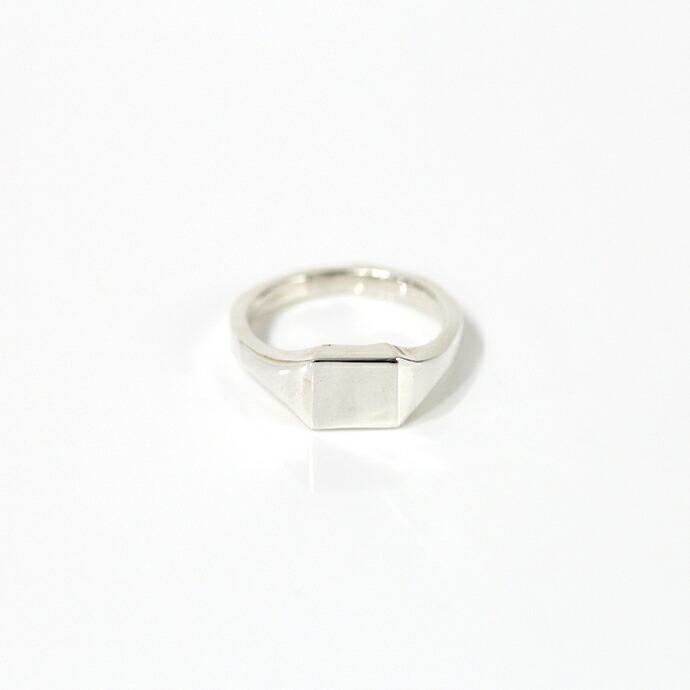 イロンデール エペパン hirondelle et pepin / silver sr-19fw-44 シルバー スクエアシグネットリング レディース 指輪 ギフト プレゼント 記念… | hirondelle