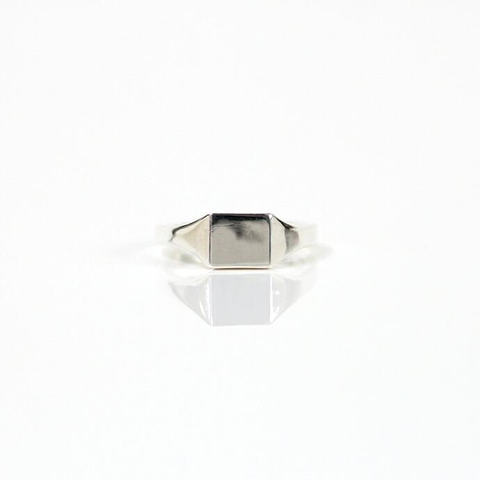 イロンデール エペパン hirondelle et pepin / silver sr-19fw-44 シルバー スクエアシグネットリング レディース 指輪 ギフト プレゼント 記念… | hirondelle | 04