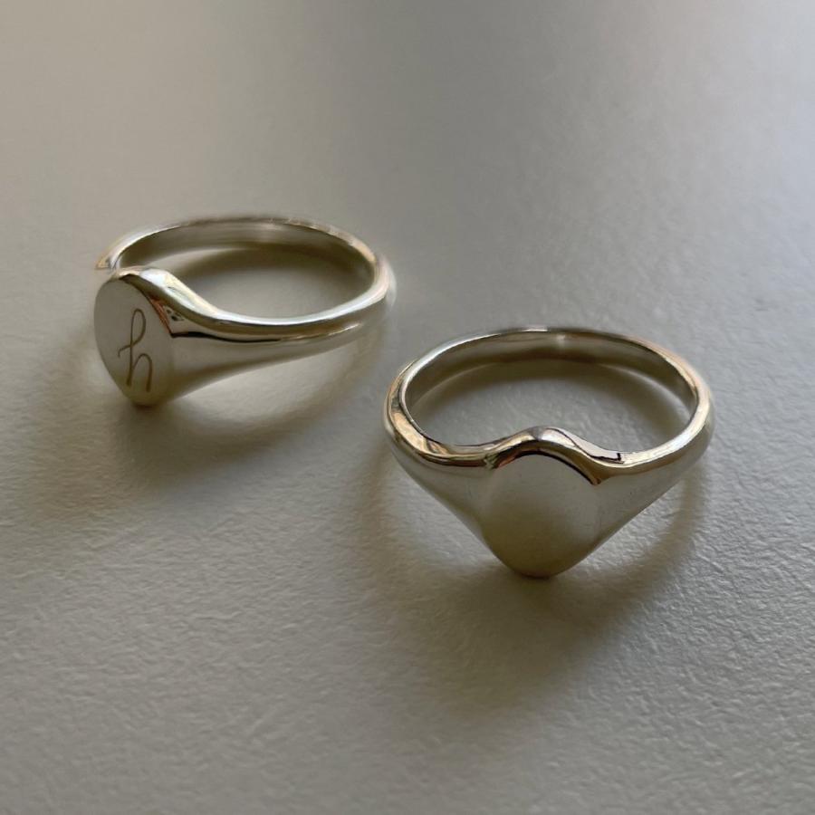 イロンデール エペパン hirondelle et pepin / silver sr-19fw-45 シルバー ラウンドシグネットリング レディース 指輪 ギフト プレゼント 記念… | hirondelle | 02