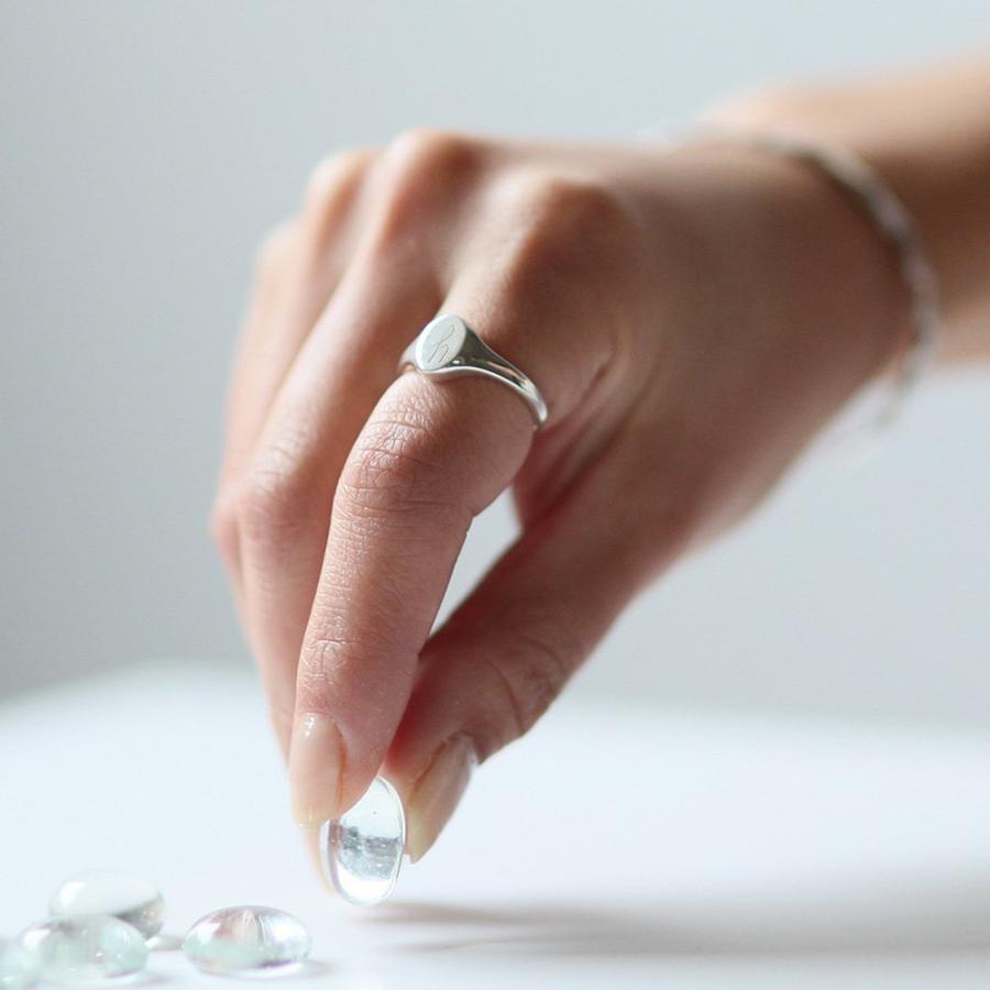 イロンデール エペパン hirondelle et pepin / silver sr-19fw-45 シルバー ラウンドシグネットリング レディース 指輪 ギフト プレゼント 記念… | hirondelle | 05