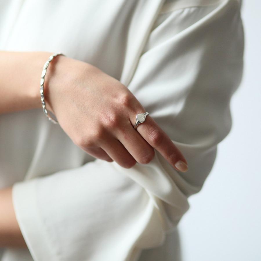 イロンデール エペパン hirondelle et pepin / silver sr-19fw-45 シルバー ラウンドシグネットリング レディース 指輪 ギフト プレゼント 記念… | hirondelle | 06