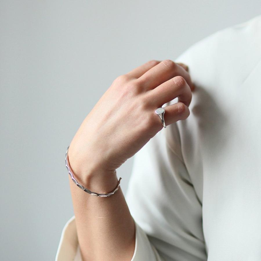 イロンデール エペパン hirondelle et pepin / silver sr-19fw-45 シルバー ラウンドシグネットリング レディース 指輪 ギフト プレゼント 記念… | hirondelle | 07