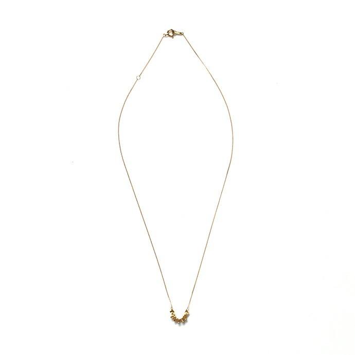 イロンデール エペパン hirondelle et pepin / k18 hn-19fw-527 フリルウェーブ ネックレス レディース ギフト プレゼント アクセサリー ジュエ… | hirondelle | 04