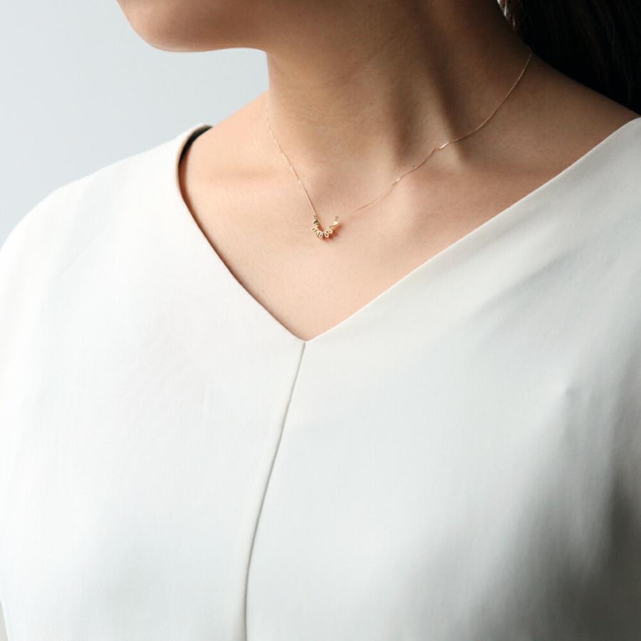 イロンデール エペパン hirondelle et pepin / k18 hn-19fw-527 フリルウェーブ ネックレス レディース ギフト プレゼント アクセサリー ジュエ… | hirondelle | 05