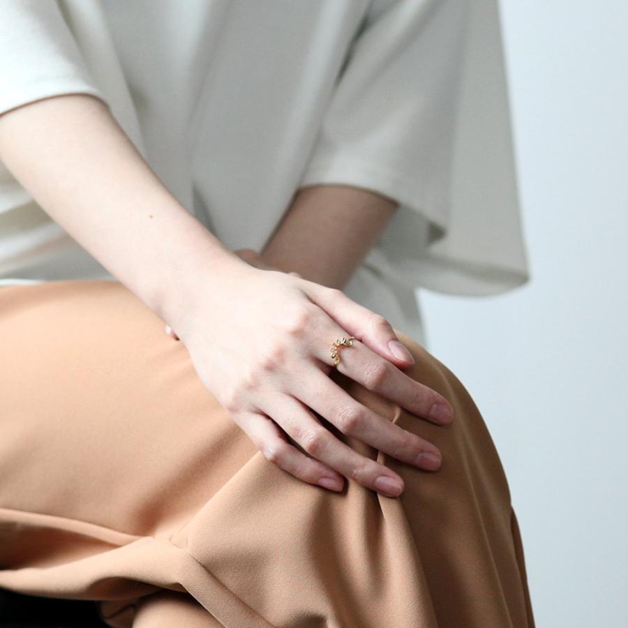 イロンデール エペパン hirondelle et pepin / k18 hr-19fw-544 フリルウェーブ リング レディース 指輪 ギフト プレゼント 記念日 アクセサリ… | hirondelle | 11