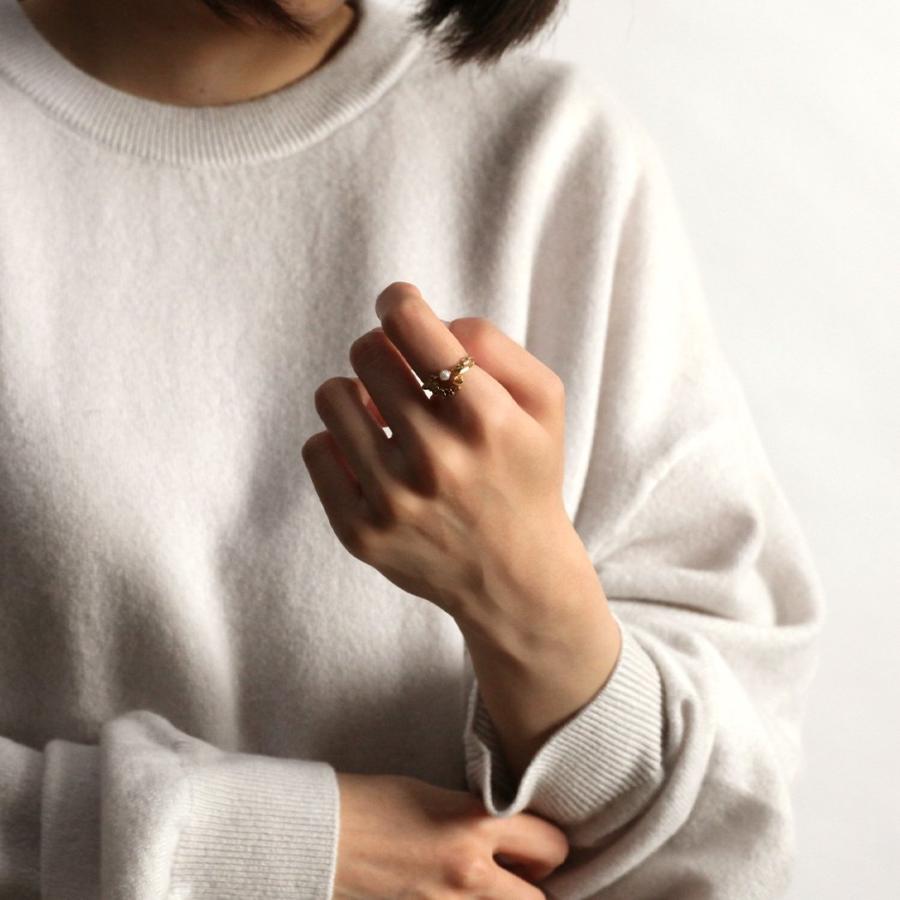 イロンデール エペパン hirondelle et pepin / k18 hr-19fw-544 フリルウェーブ リング レディース 指輪 ギフト プレゼント 記念日 アクセサリ… | hirondelle | 13