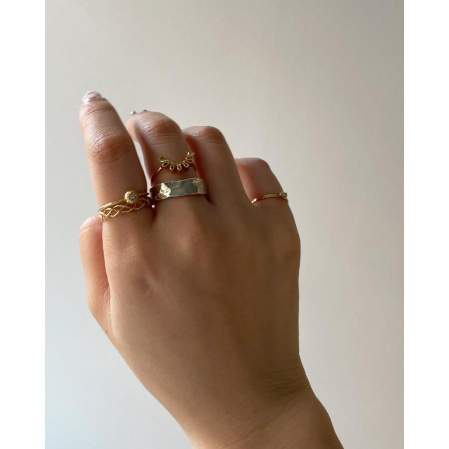 イロンデール エペパン hirondelle et pepin / k18 hr-19fw-544 フリルウェーブ リング レディース 指輪 ギフト プレゼント 記念日 アクセサリ… | hirondelle | 07