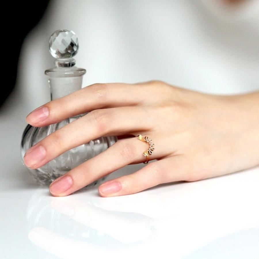 イロンデール エペパン hirondelle et pepin / k18 hr-19fw-544 フリルウェーブ リング レディース 指輪 ギフト プレゼント 記念日 アクセサリ… | hirondelle | 09