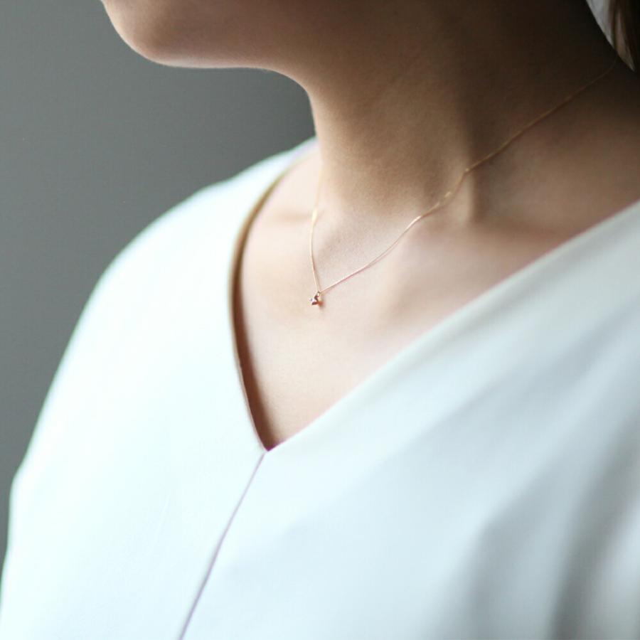 イロンデール エペパン hirondelle et pepin / k18 hn-19fw-529 ミニ立て爪 ネックレス /ダイヤ / ルビー / サファイヤ / エメラルド レディー… | hirondelle | 07