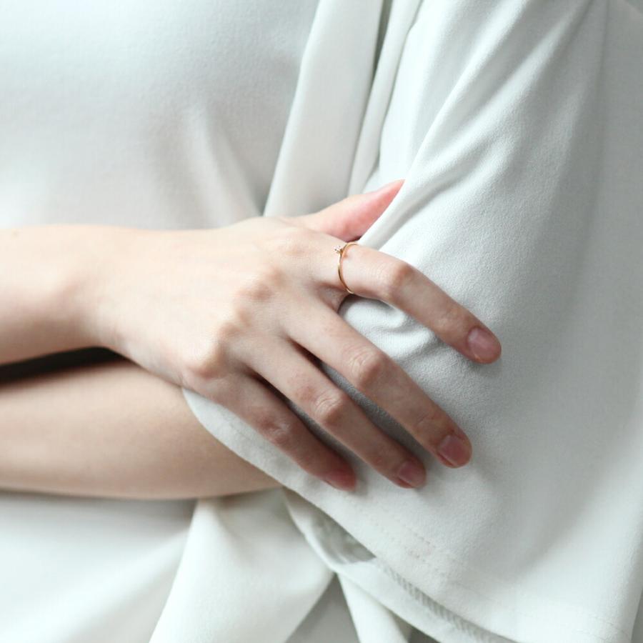 イロンデール エペパン hirondelle et pepin / k18 hr-19fw-546 ミニ立て爪 リング /ダイヤ / ルビー / サファイヤ / エメラルド レディース 指… | hirondelle | 06