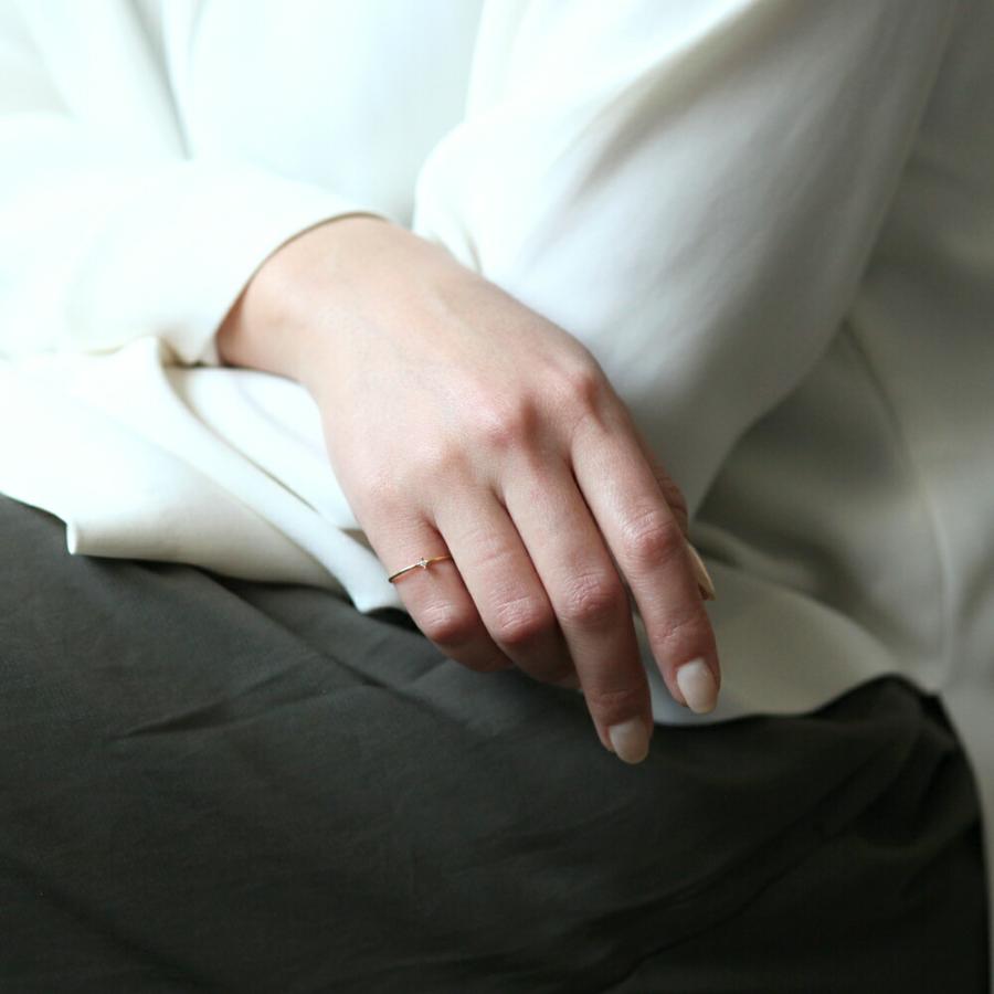 イロンデール エペパン hirondelle et pepin / k18 hr-19fw-546 ミニ立て爪 リング /ダイヤ / ルビー / サファイヤ / エメラルド レディース 指… | hirondelle | 08