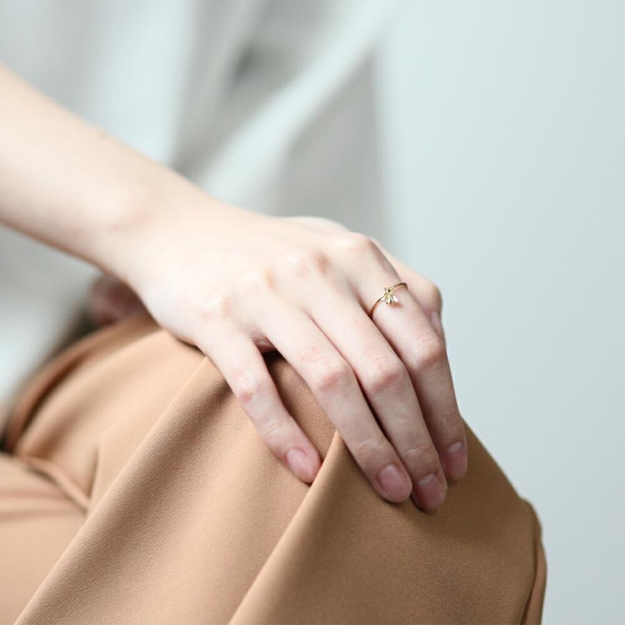 イロンデール エペパン hirondelle et pepin / k18 hr-19fw-547 2ピース ミニ立て爪 リング /ダイヤ / ルビー / サファイヤ / エメラルド レデ… | hirondelle