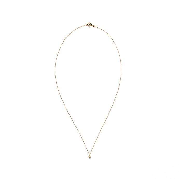 イロンデール エペパン hirondelle et pepin / k18 hn-19fw-532 4つ爪ミニパール ネックレス レディース ギフト プレゼント アクセサリー ジュ… | hirondelle | 04