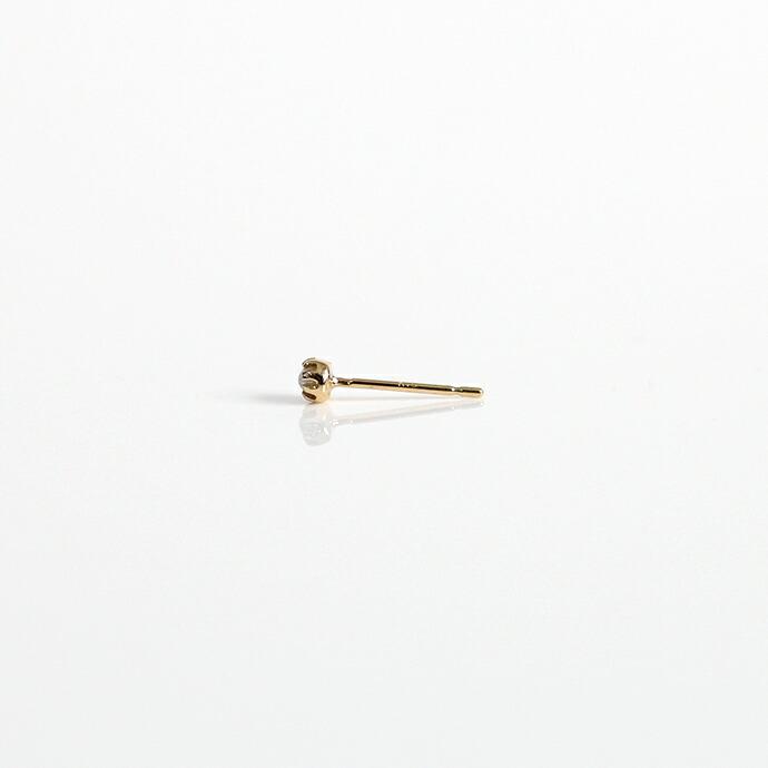 イロンデール エペパン hirondelle et pepin / k18 hp-19fw-632 8つ爪ミニパール ピアス (片方タイプ) レディース ギフト プレゼント アクセサ… | hirondelle | 03