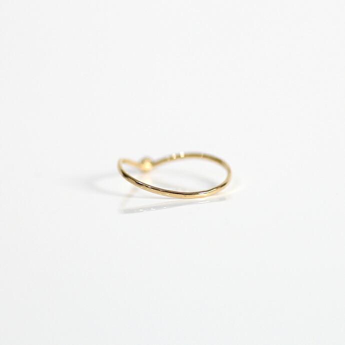 イロンデール エペパン hirondelle et pepin / k18 hr-19fw-549 8つ爪ミニパール Vリング レディース 指輪 ギフト プレゼント 記念日 アクセサ… | hirondelle | 05