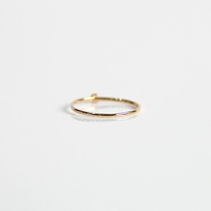 イロンデール エペパン hirondelle et pepin / k18 hr-19fw-550 4つ爪ミニパール リング レディース 指輪 ギフト プレゼント 記念日 アクセサリ… | hirondelle | 04