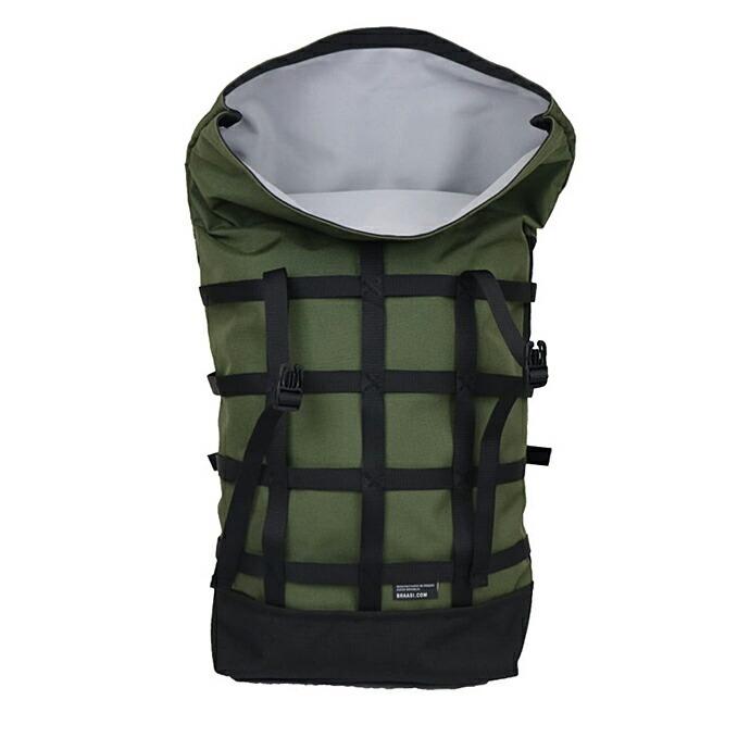 BRAASI INDUSTRY（ブラアシィインダストリー） / リュック メンズ 大きい 大容量 防水 WEBBING - 18L Khaki 耐水ロールトップバックパック カー… |  | 01